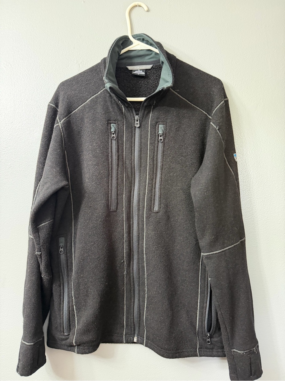 KÜHL Interceptr full-zip fleece jacket Men's Dark Gray Full-Zip Fleece Large